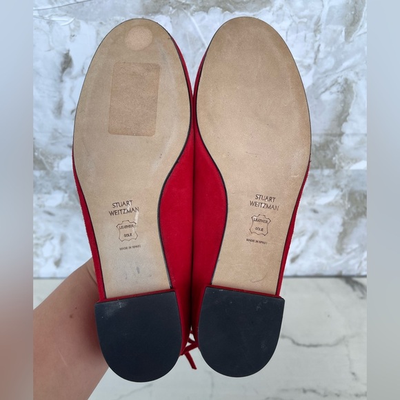 stuart weitzman Bolshoi Ballet Flat women red size 7 - Picture 6 of 8